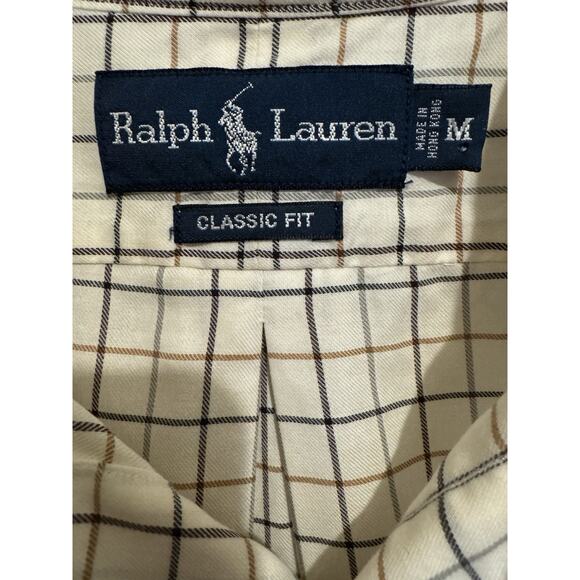Ralph Lauren Classic Fit Long Sleeve Muted Colors Old Money Country Club Size M - Picture 3 of 10